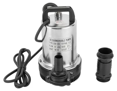 Image de Pompe de puisage - Pompe de jardin - 12 V - 160 W - 50 litres/minute - Pression de refoulement élevée - Électrique