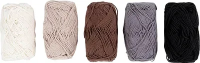 Productafbeelding van Creativ Company 421403, Creatieve creaties, Meerkleurig, Katoen, 50 meter, 20 gram, 5 stuks