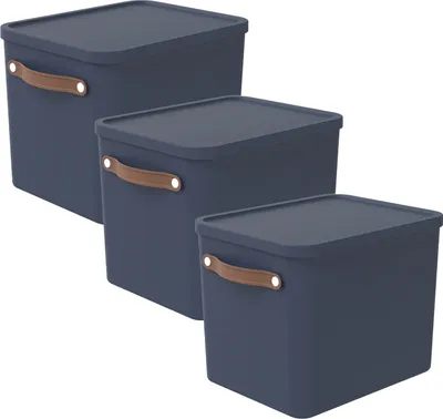 Produktbild von Aufbewahrungsbox 27L Maloja - Kunststoffbox mit Deckel - Stapelbox 40,0 x 29,0 x 29,5 cm - Plastikbox Ordnungsbox Allzweckkiste