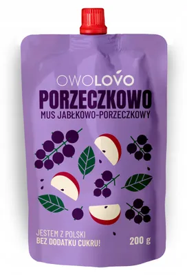 Image de OWOLOVO Mousse à la groseille et à la pomme 200 g