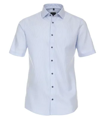 Produktbild von Venti - Modern Fit - Herren Kurzarm Business Hemd (634079600), Größe:36, Farbe:Blau (100)