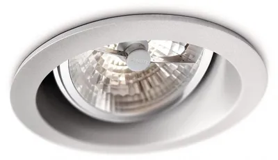 Produktbild von Philips myLiving Einbauspot 579754816, Einbaustrahler, G53, 1 Glühbirne(n), Halogen, 3000 K, Aluminium