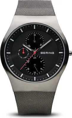 Produktbild von BERING Classic Herren Multifunktionsuhr silber/schwarz 11942-372