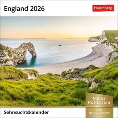 Produktbild von England Sehnsuchtskalender 2026 - Wochenkalender