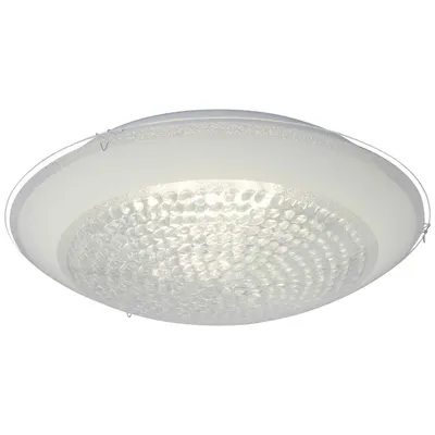 Produktbild von Brilliant LED Wand- & Deckenleuchte Vera Weiß/Transparent rund Ø40cm 18W 1400lm neutralweiß 4000K