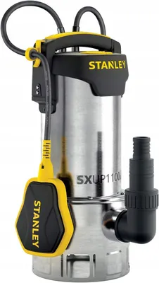 Zdjęcie produktu dla Pompa zatapialna do wody brudnej czystej Stanley 1100W 16500l/h 10,5 m nowa