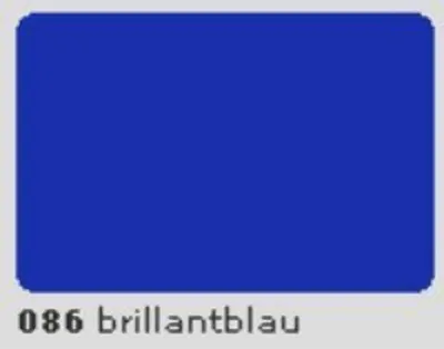 Produktbild von Oracal 651 Plotterfolie PVC Folie 63cm x 5m brillantblau 086 Außenbereich