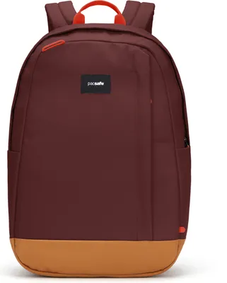 Zdjęcie produktu dla Plecak miejski antykradzieżowy z RFID Pacsafe Go 25L - bordowy