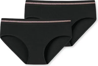 Produktbild von Schiesser Schüler Mädchen 2 er Pack Panties Gr. 176  weiss