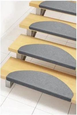 Produktbild von Famanu Treppenmatte selbstklebend, pflegeleicht, Set von 15 Stück, 23 x 65 cm
