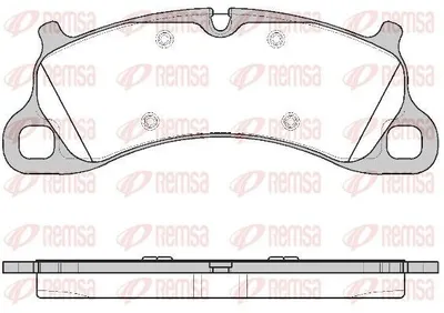 Produktbild von REMSA Bremsbeläge Satz Vorne Bremsklötze für PORSCHE 911 (991) 1542.00