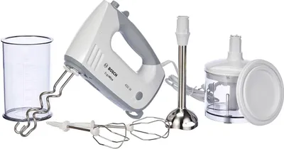 Produktbild von Bosch MFQ36480 Mixer Handmixer 450 W Grau Weiß