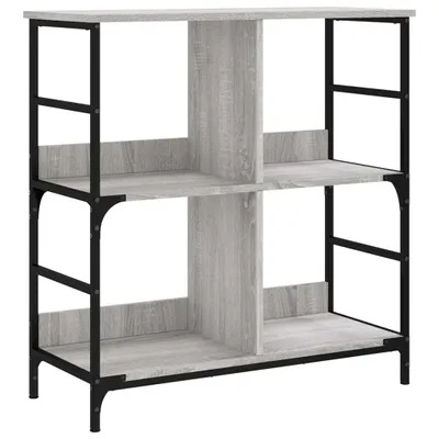 Produktbild von vidaXL Bücherregal Grau Sonoma 78,5x33x82 cm Holzwerkstoff