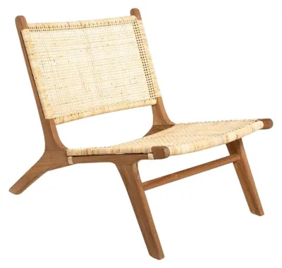 Produktbild von Sessel aus Teakholz und Rattan