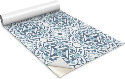Produktbild von Selbstklebende Möbelfolie - Dekorationsfolie - Tischmöbel - Zuschneidbar - Portugiesische Fliese - 100 x 50 cm