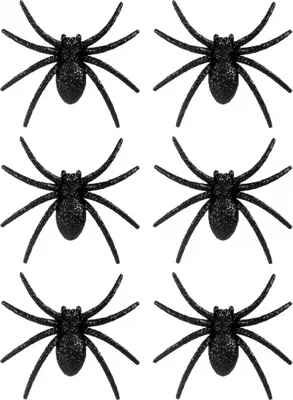 Produktbild von Dekospinnen mit Glitzer 6 St. als Tischdeko