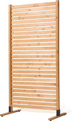 Zdjęcie produktu dla Drewniany Parawan 91x187 cm – Naturalne Wykończenie do Ogrodu