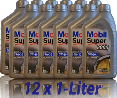 Produktbild von Mobil Super 3000 X1 Formula Fe 5w-30 12x1 Liter