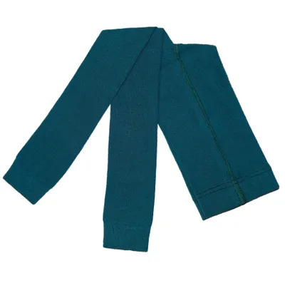 Produktbild von Kinder Leggings aus Baumwolle Einfarbig Petrol Größe 122-128