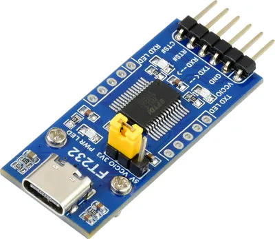 Produktbild von WaveShare FT232 USB UART Board (Type C), USB To UART (TTL) Communication Module, USB-C Connector