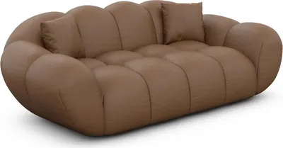 Produktbild von Echtleder 2-Sitzer Couch Liva Braun