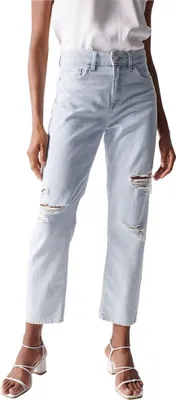 Produktbild von Salsa Jeans True Cropped Slim Fit Jeans Blau 26 / 28 Frau Blau 26