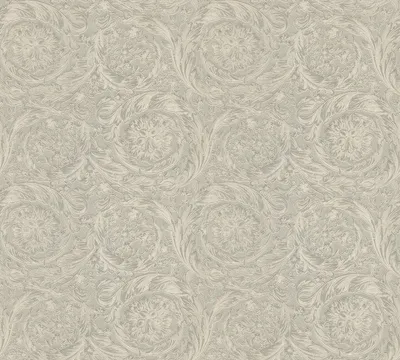 Zdjęcie produktu dla Versace tapeta barokowa tapeta Barocco Metallics włóknina tapeta barokowa srebrny szary