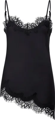 Produktbild von Rich & Royal Satin top with lace black M