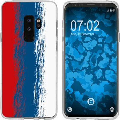Produktbild von PhoneNatic Case kompatibel mit Samsung Galaxy S9 Silikon-Hülle WM Russland M9