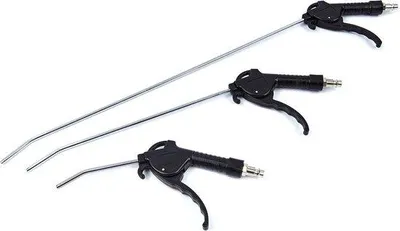 Produktbild von Stahlkaiser entferne ich als Marke. Übersetzt wird der Titel zu:3-teiliges Stahlkaiser-Luftbohrpistool-Set