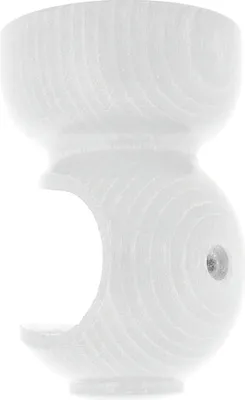 Zdjęcie produktu dla Gładki drewniany uchwyt sufitowy 20x 68 mm. Biały