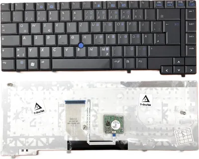 Obrázok produktu pre GERMAN - Black + klávesnica s tyčou myši pre HP Compaq 6910 6910p NC6910p NC6910
