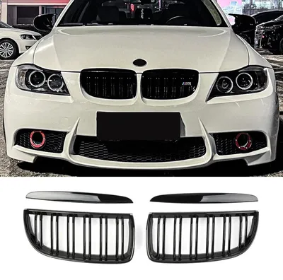 Obrázek produktu pro Mřížka chladiče pro BMW řady 3 (E90, E91), černá, lesklá