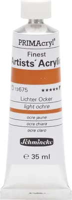 Produktbild von Schmincke 35ml PRIMAcryl Lichter Ocker Acryl 13 675 009