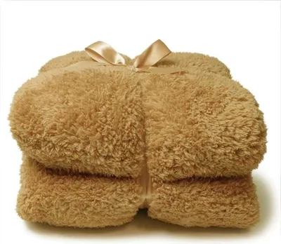 Productafbeelding van Teddy 200 b 150 cm toffee plaid Unique Living