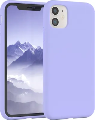Produktbild von EAZY CASE Silikonhülle für Apple iPhone 11 Silikon Backcover Schutz in Violett