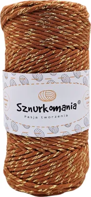 Produktbild von Makrameegarn 3 mm 100 m 1-fädig, Baumwollgarn, Baumwollkordel 3 mm, Glitzerkordel, Makrameekordel, Baumwollkordel, Baumwollkordel, gehäkelt, viele Far