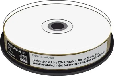 Produktbild von MediaRange MRPL511, 52x, CD-R, 700 MB, Tortenschachtel, 10 Stück(e)