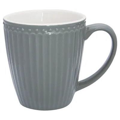Obrázek produktu pro Greengate Hrnek ALICE Grey 400 ml Coffee Mug Everyday Ta STONE GREY