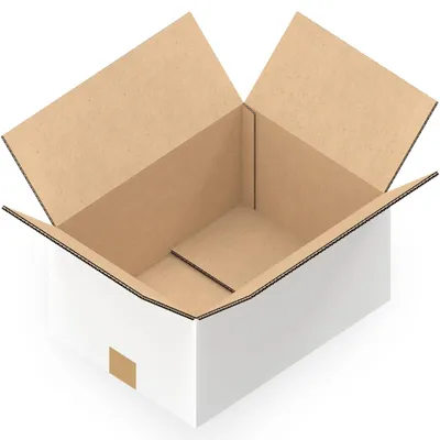 Produktbild von KK Verpackungen 25 Stück Versandkartons 335 x 250 x 170 mm Kartons 2-wellig, Faltkartons in Weiß