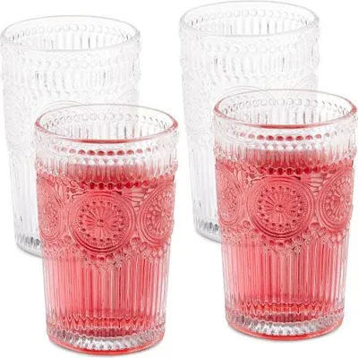 Image de Verres à boire vintage 40 cl lot de 4