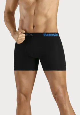 Produktbild von Bench Langer Boxer Boxershorts für Herren 4 -teilig schwarz Größe L
