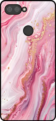 Obrázok produktu pre Smartphonica Puzdro na telefón vhodné pre Xiaomi Mi 8 Lite s mramorovou potlačou - TPU zadný kryt puzdra s mramorovým dizajnom - Pink