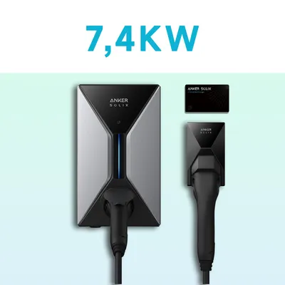 Immagine prodotto di Anker SOLIX V1 Caricabatterie intelligente per auto elettriche - 7,4kW (versione con presa)