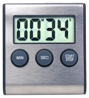Produktbild von Digitaler Mini-Küchentimer, Wecker, Kochen, tragbar, magnetischer Countdown für Barbecue, Spa