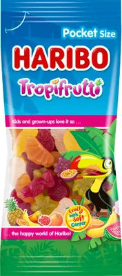 Produktbild von HARIBO Fruchtgummi Tropifrutti 10003220 75g 14St