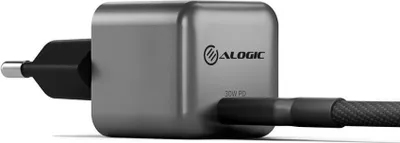 Produktbild von Alogic Rapid Power 30W USB-C PD Fast GaN Charger mini Gray
