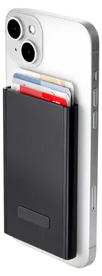 Zdjęcie produktu dla TROIKA Etui MagSafe na karty RFID aluminium czarne