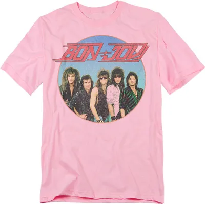 Image de Bon Jovi - "Sphere" T-shirt Homme/Femme Unie TV20678 (XL) (Rose)