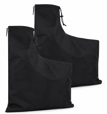 Produktbild von Fangbeutel für Laubsauger 2er Set, reißfester Laubsack aus Oxford-Gewebe, wiederverwendbar mit großem Volumen für Gartenarbeit & Herbstlaub